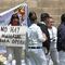 Protesta vs Birmex se hizo presente en evento de Claudia Sheinbaum en Ixtapaluca