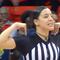 Blanca Burns, la primera árbitra mexicana en la NBA