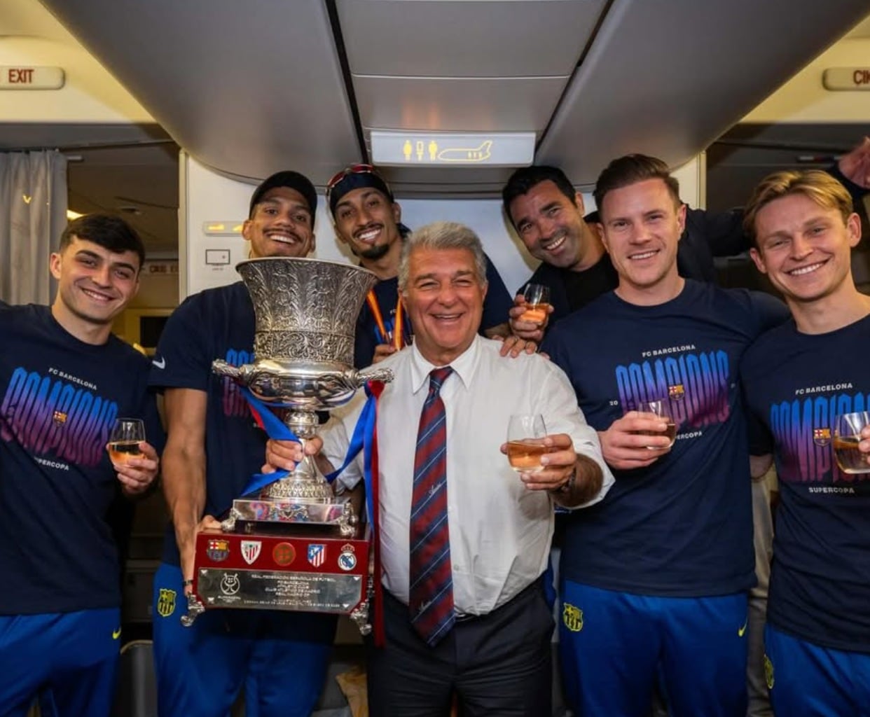 Joan Laporta es el actual presidente del FC Barcelona.