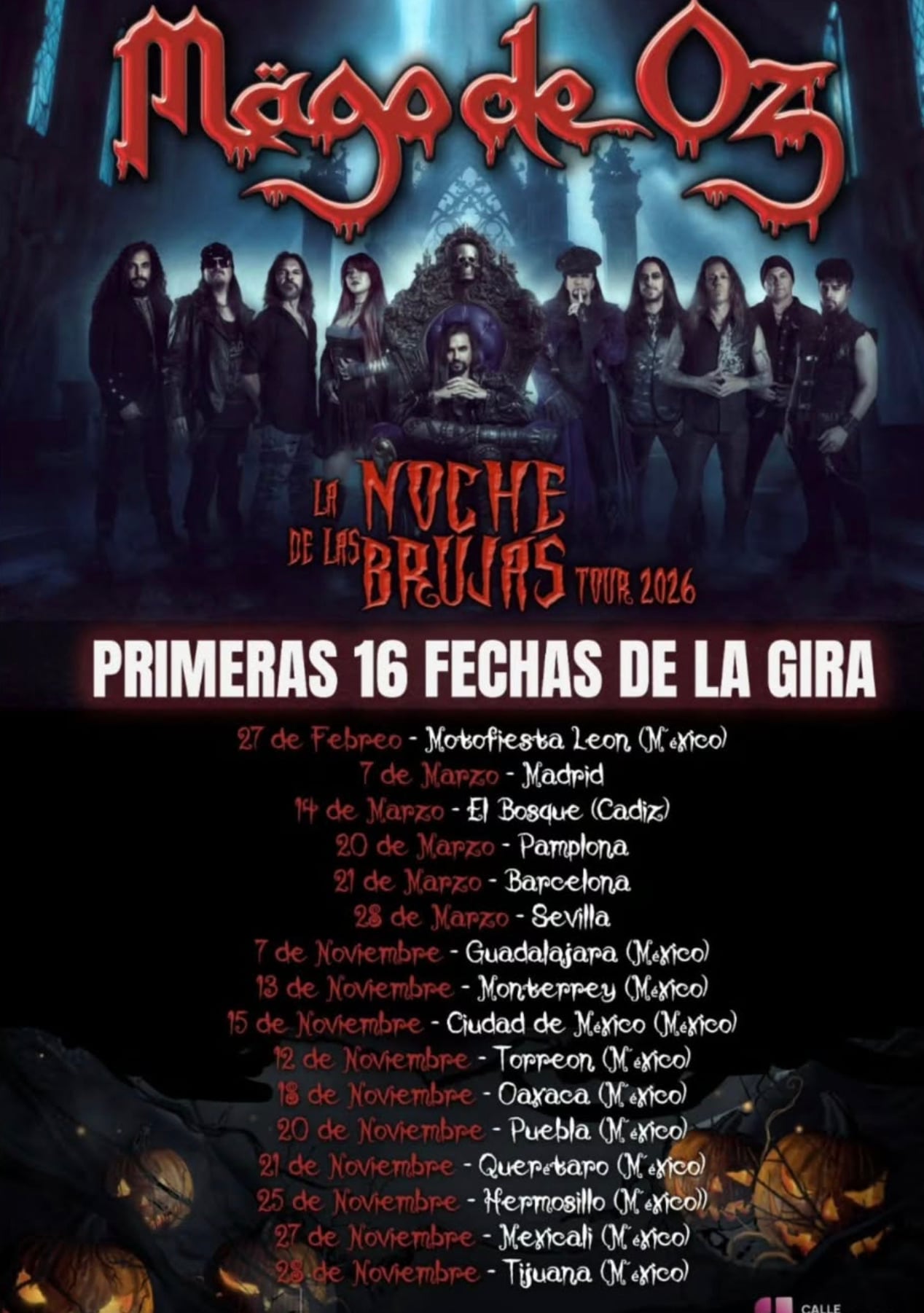 Concierto en México de Mägo de Oz