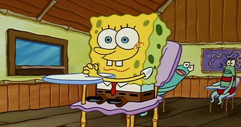 Horario escolar de Bob Esponja para imprimir