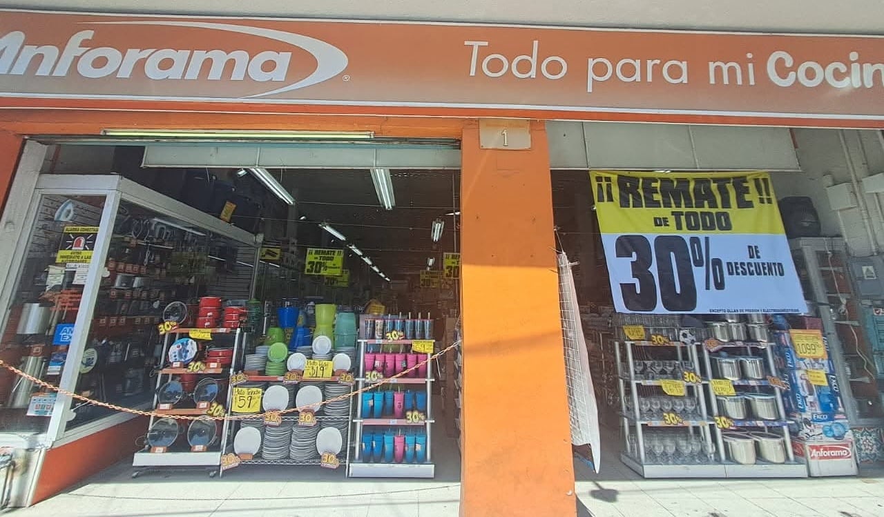 Anforama se va: cierra tiendas en México y remata mercancía