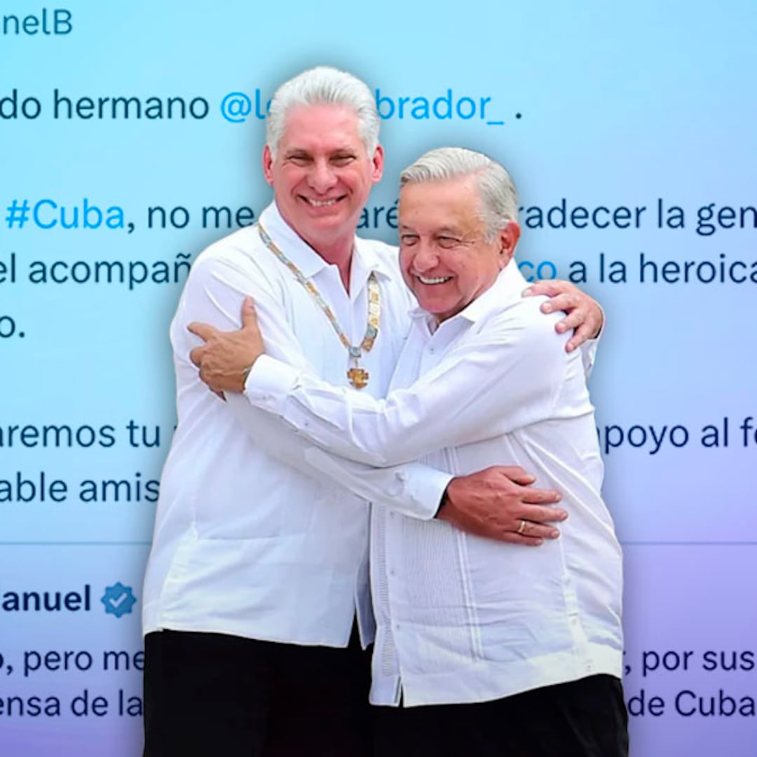 Díaz-Canel agradece a AMLO su solidaridad con Cuba