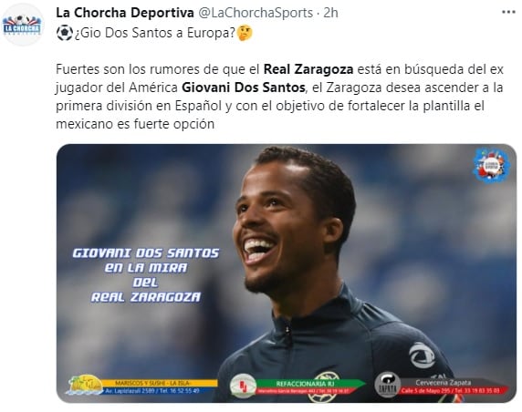 Rumores en torno a Gio dos Santos