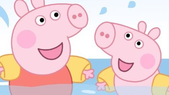 Peppa Pig de vacaciones en la playa
