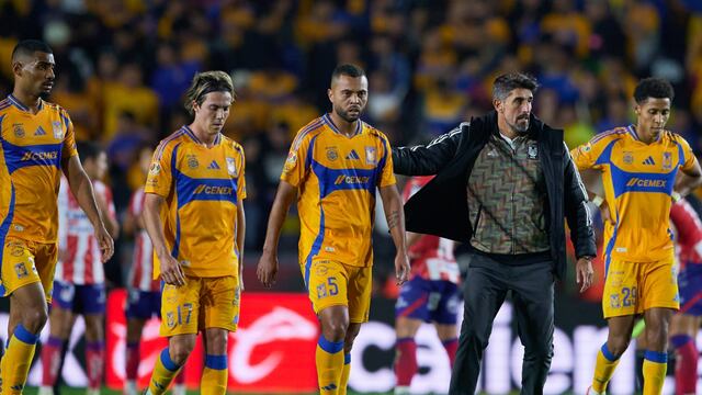 Tigres tras ser eliminados del Apertura 2024.