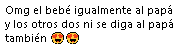 Usuario festeja conocer el rostro del último hijo de Eduin Caz.