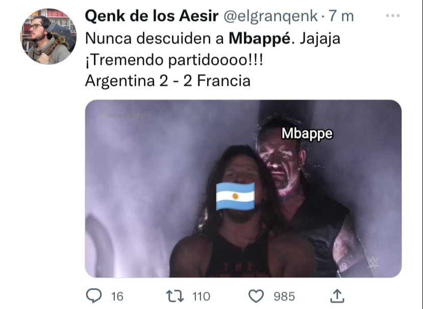 Memes final Qatar 2022.