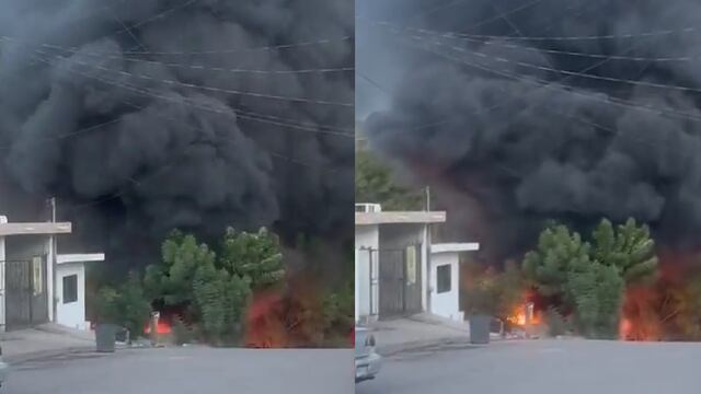 Reportan fuerte incendio en Rubén Jaramillo, en Culiacán