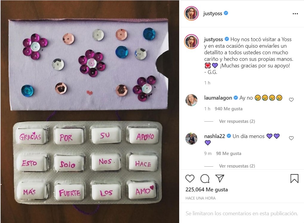 Publicación de YosStoP en Instagram
