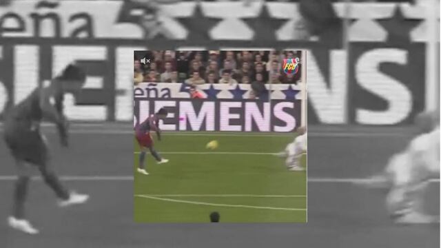 El FC Barcelona recuerda alguno de los encuentros en los que ha derrotado al Madrid en el Bernabéu