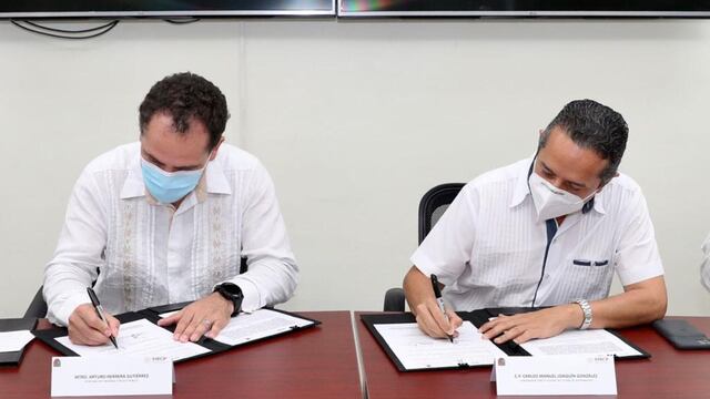 Carlos Joaquín y Arturo Herrera.