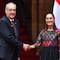 Sheinbaum se reúne con el presidente de Suiza Guy Parmelin en Palacio Nacional
