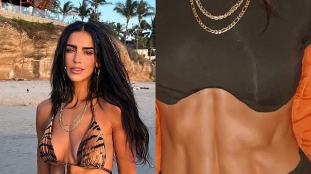 Bárbara de Regil y su abdomen.