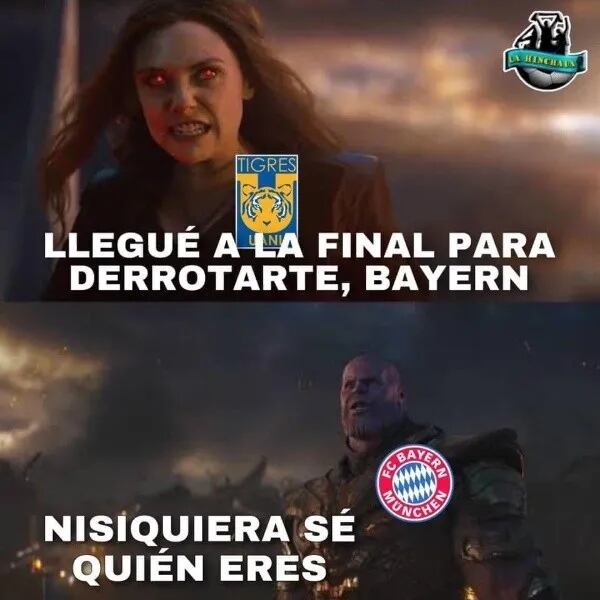 Memes Bayern vs Tigres