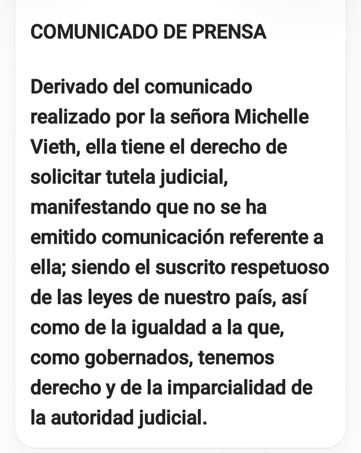 Héctor Soberón reacciona al proceso legal que Michelle Vieth inició.
