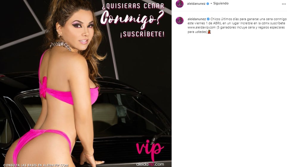 Aleida Núñez y su convivencia a Aleida Núñez VIP