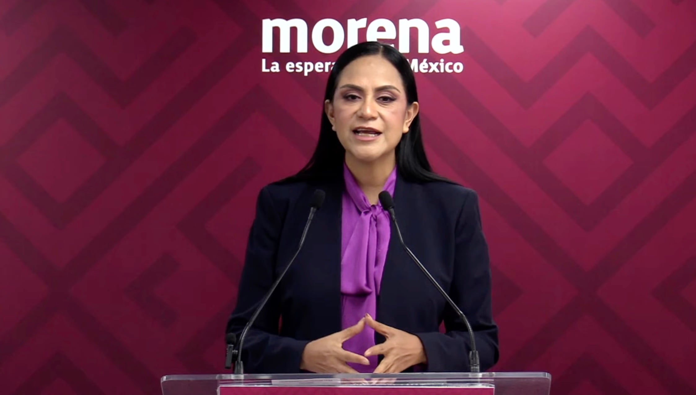 Ariadna Montiel, presidenta nacional de Morena