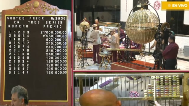 Resultados Sorteo Mayor 3936 de Lotería Nacional: Ganadores de hoy 23 de julio