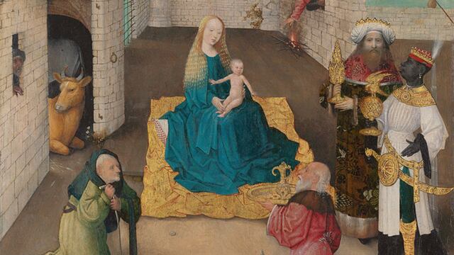 Adoración de los magos. El Bosco, c. 1470-1480.