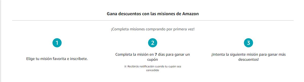 Promoción de Amazon para canjear 100 pesos de regalo