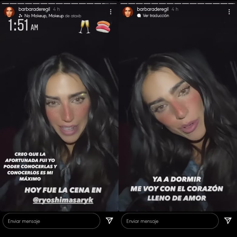 Bárbara de Regil convive con sus seguidores.