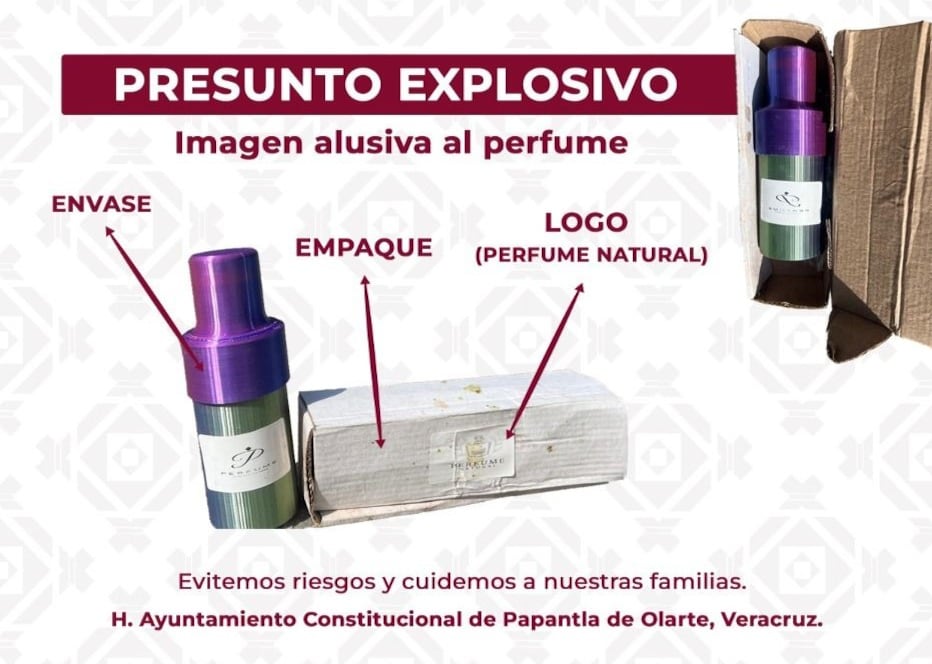 Regalos explosivos Papantla: alertan por nuevo tipo de ataque