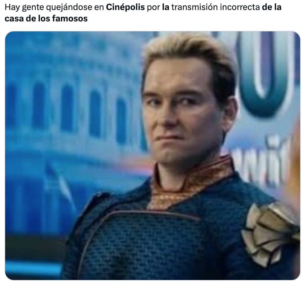 Memes de la final La Casa de los Famosos 2024 en Cinépolis y Cinemex