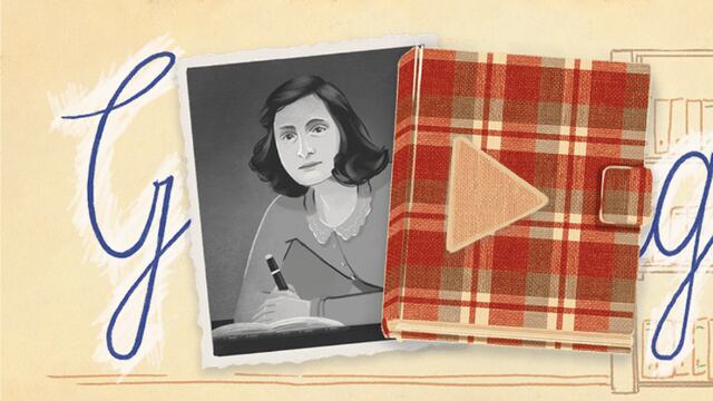 El diario de Ana Frank es honrado con el doodle de Google