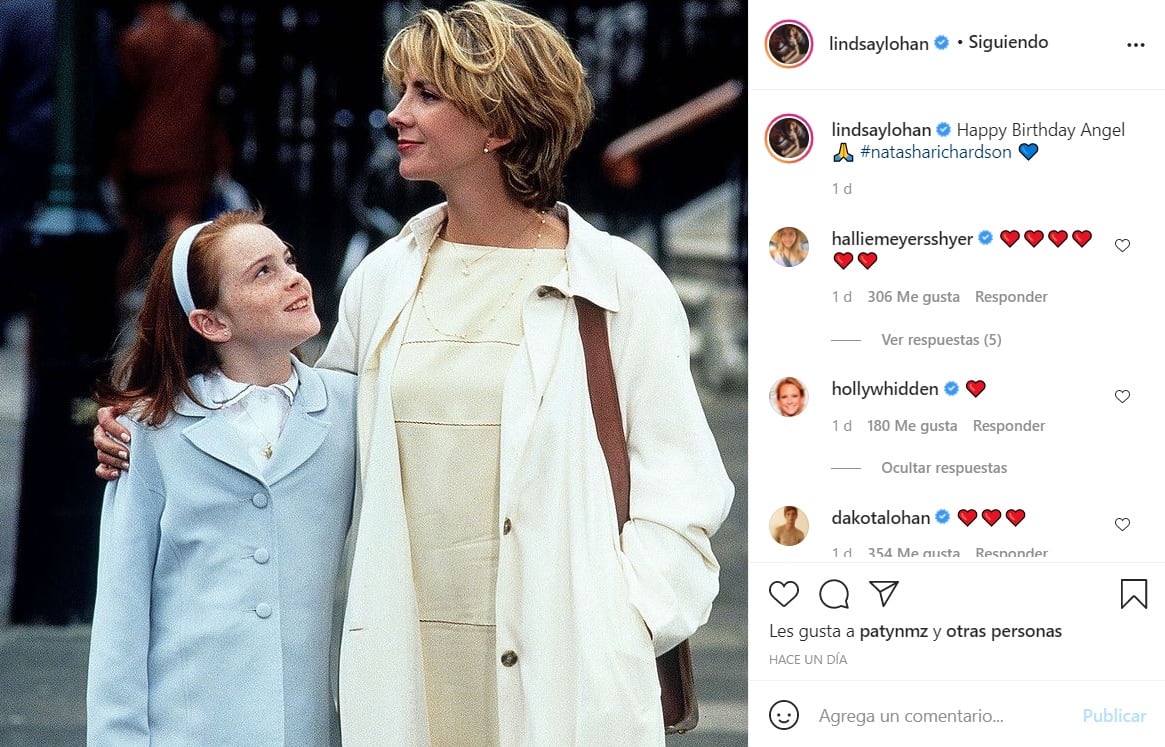 Lindsay Lohan y Natasha Richardson