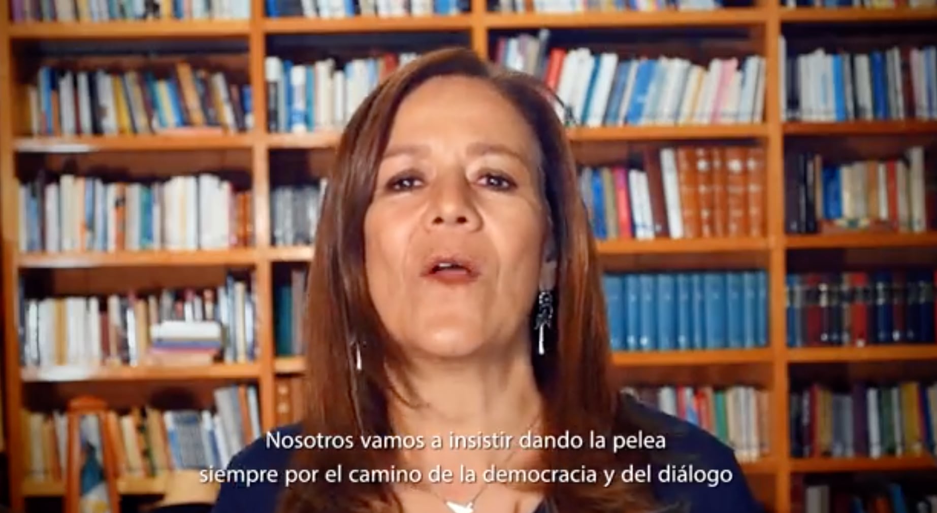Captura de video donde Margarita Zavala que acusa a Morena de no escuchar en la discusión del PEF 2022/@Mzavalagc
