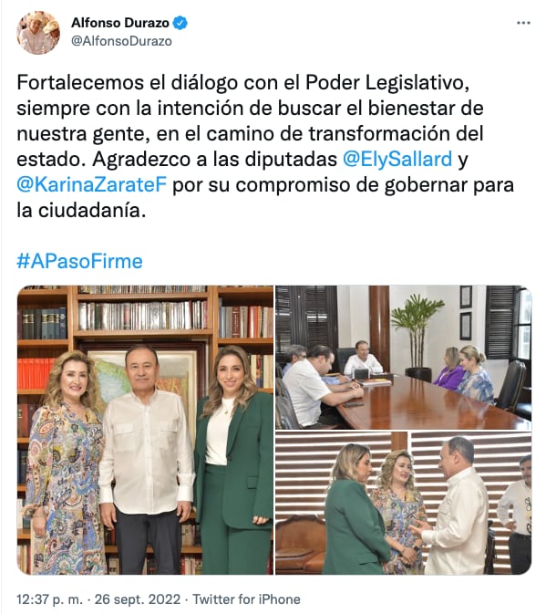 Alfonso Durazo tronó al PRI en el congreso de Sonora