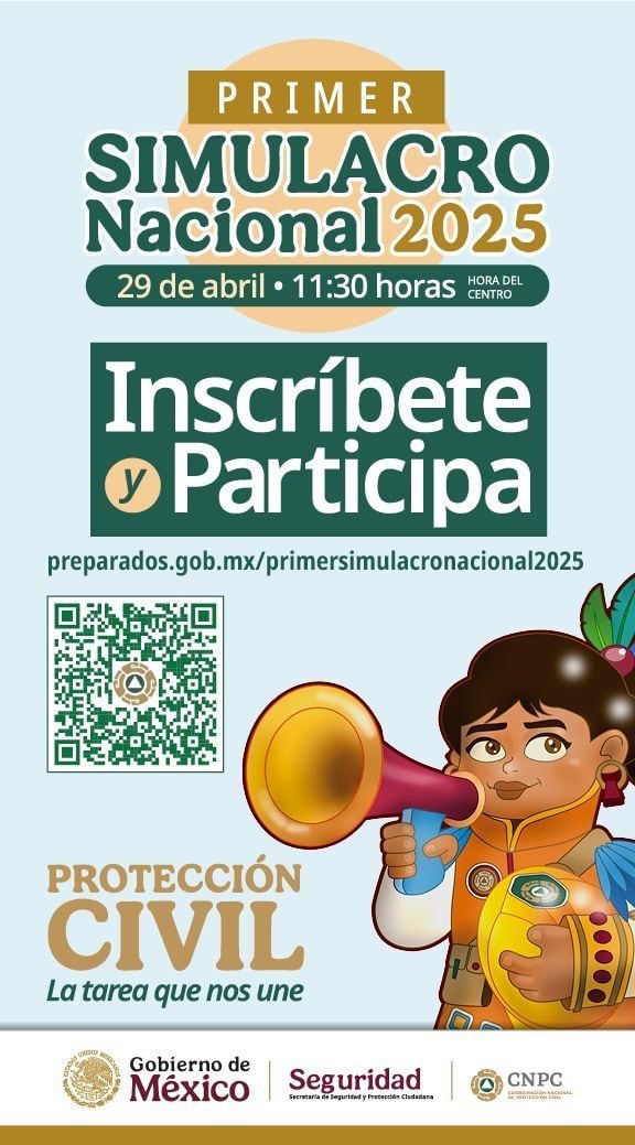 Simulacro nacional 2025: Fecha, horario y cómo va a sonar