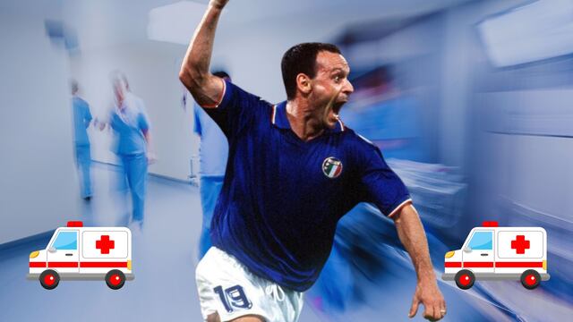 Toto Schillaci, estrella de Italia 90, fue hospitalizado y lo reportan grave.