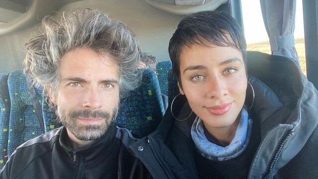 Osvaldo Benavides y Esmeralda Pimentel