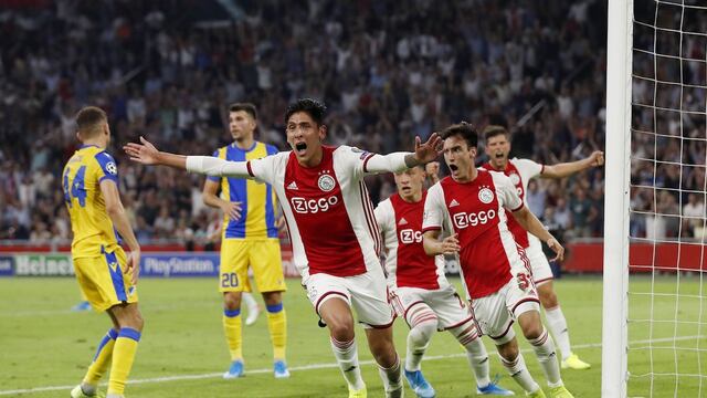 Edson Alvarez marcó su primer gol con el Ajax y en la Champions