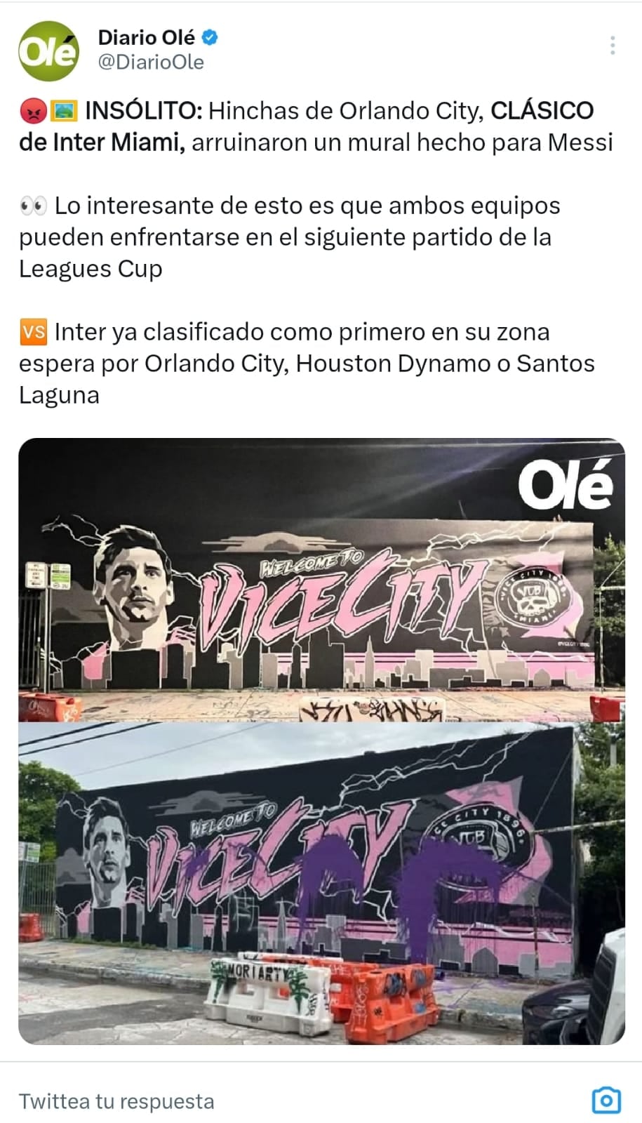 Mural Messi