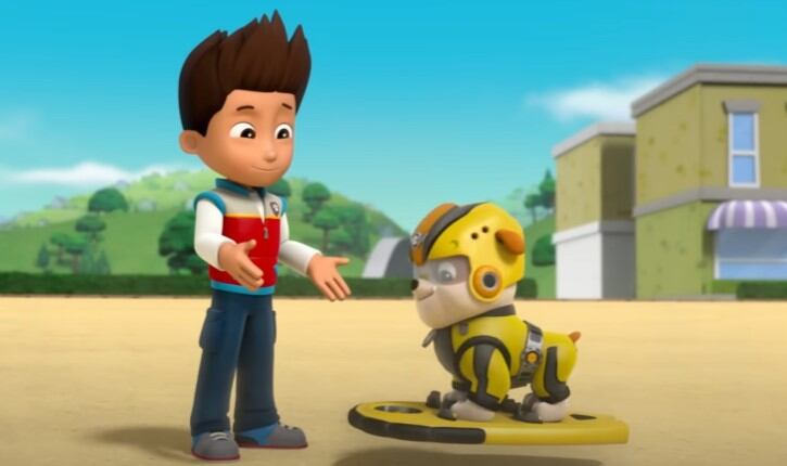 Los disfraces de Rubble de Paw Patrol, capítulo