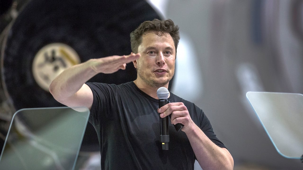 El fundado de SpaceX, Elon Musk.