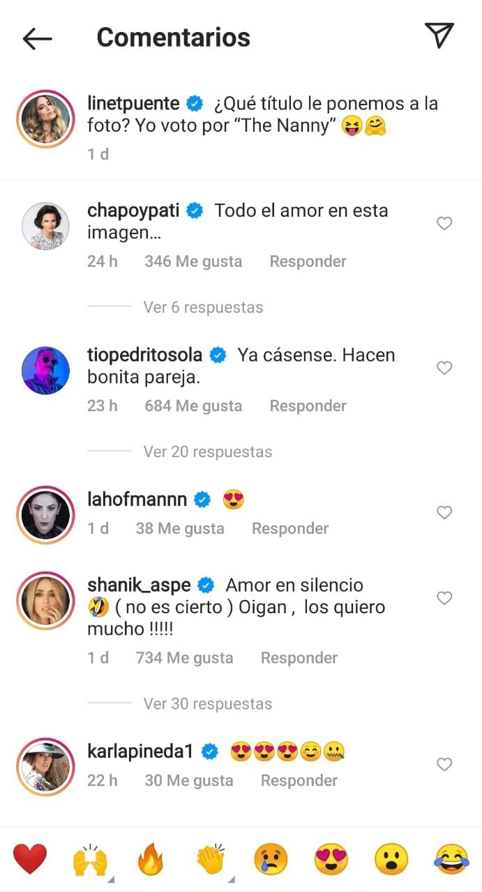 Comentarios de Instagram
