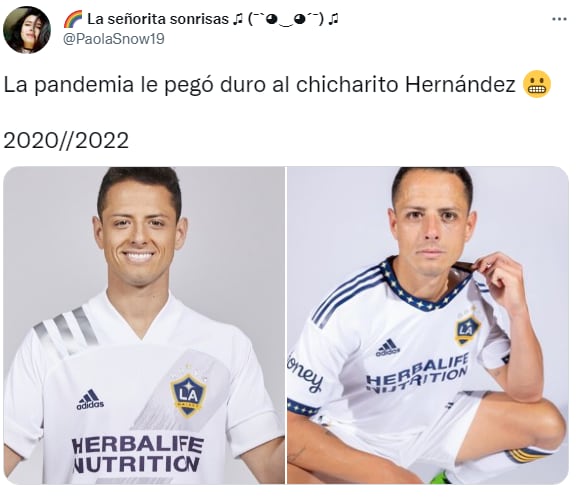Meme sobre el Chicharito Hernández