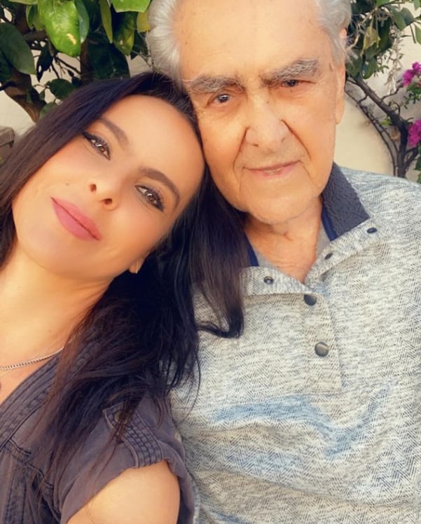 Kate del Castillo junto a su papá Eric del Castillo