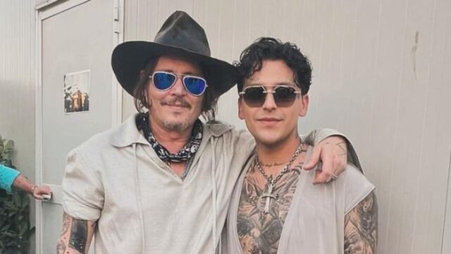 Johnny Depp y Christian Nodal