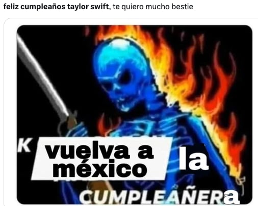 Taylor Swift cumple años este 13 de diciembre y lo celebran con memes