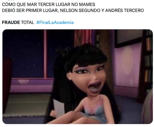 Memes del supuesto fraude en La Academia