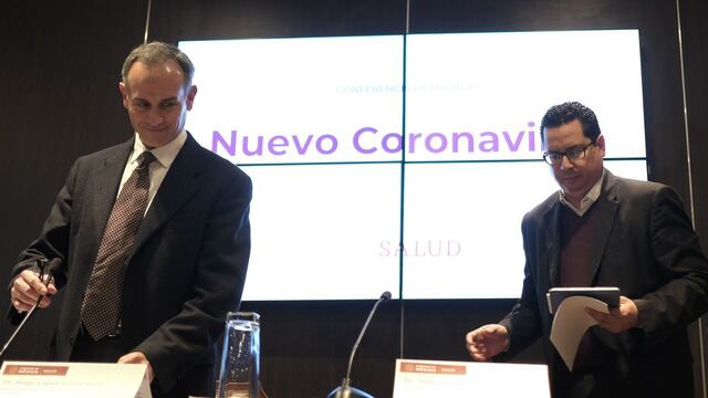 Hugo López-Gatell y José Luis Alomía