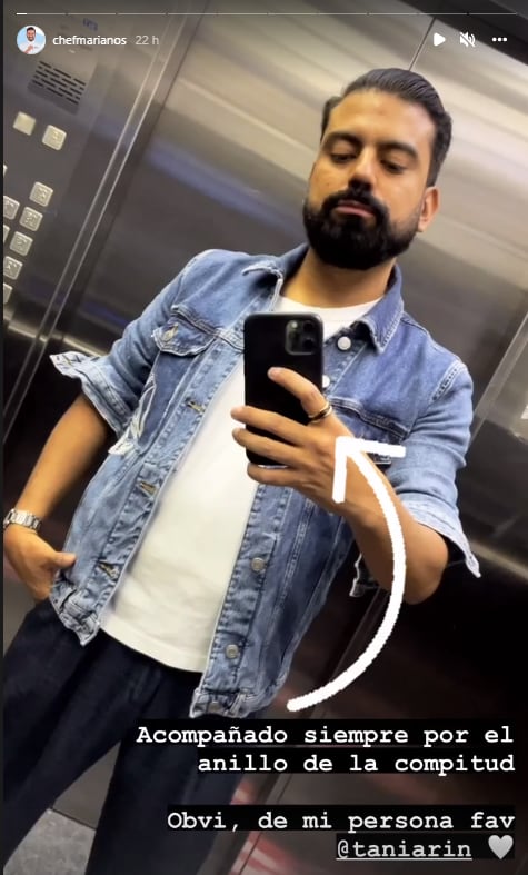 Mariano Sandoval, amigo de Tania Rincón.
