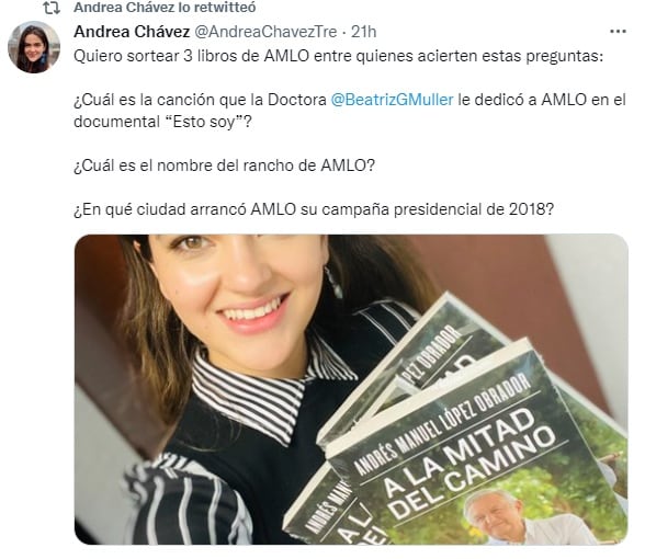 Tuit Andrea Chavez