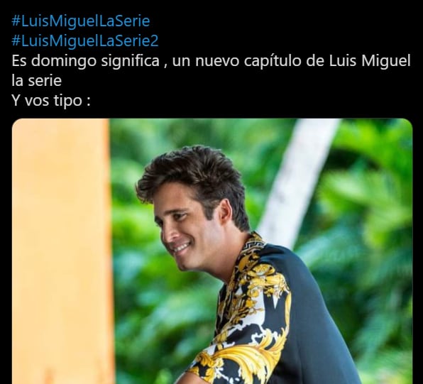 Meme sobre 'Luis Miguel, la serie'