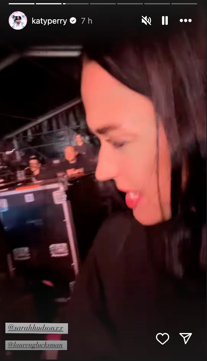 Katy Perry fue al concierto de Lady Gaga en México